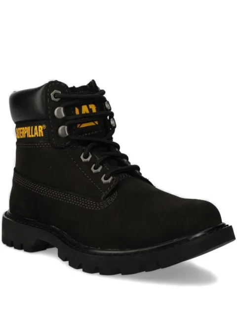 caterpillar lace-up chunky-sole boots