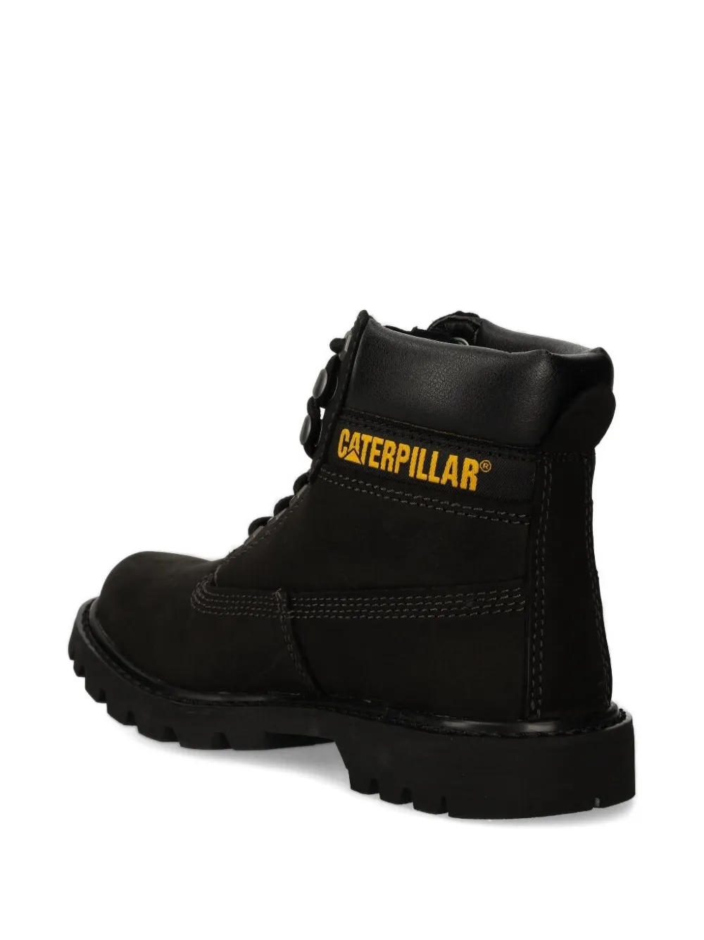 caterpillar lace-up chunky-sole boots Black