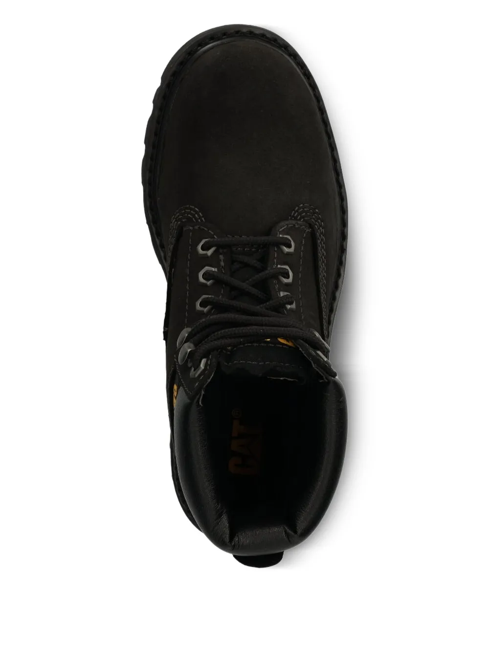 caterpillar lace-up chunky-sole boots Black