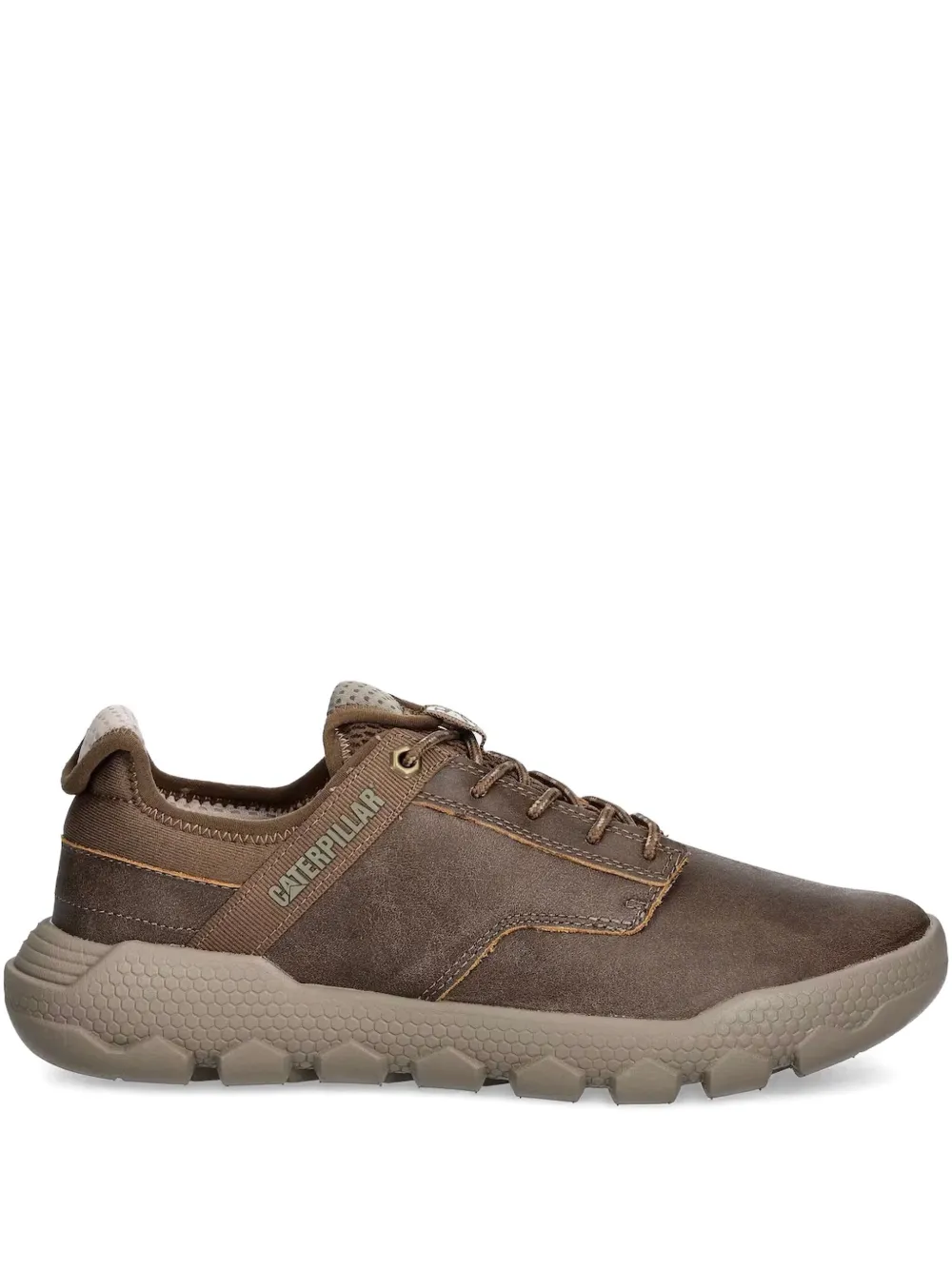 Caterpillar Hex Lite leren sneakers Bruin
