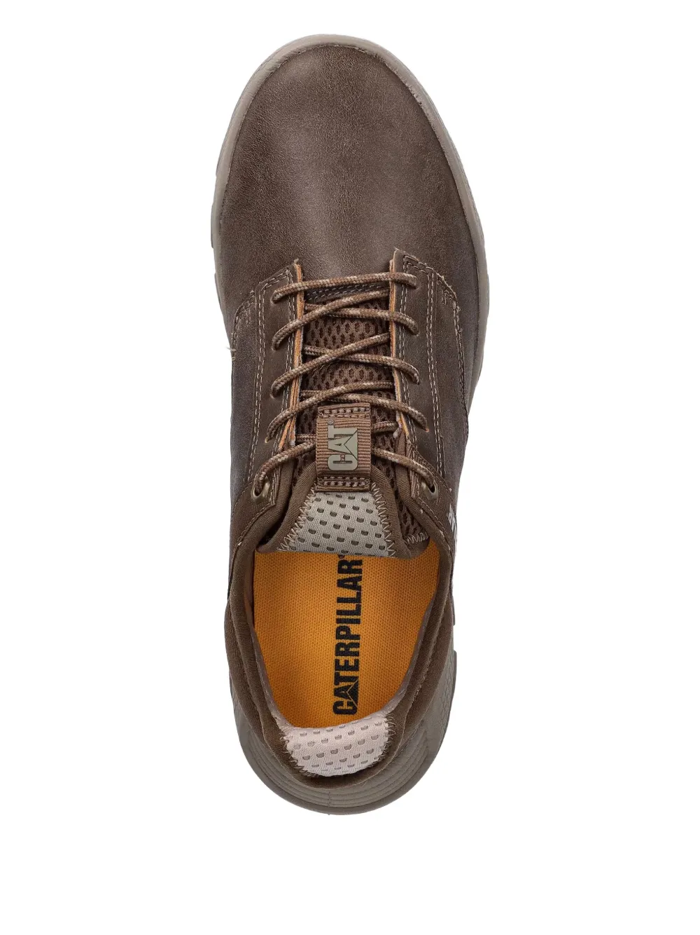 caterpillar Hex Lite leren sneakers Bruin