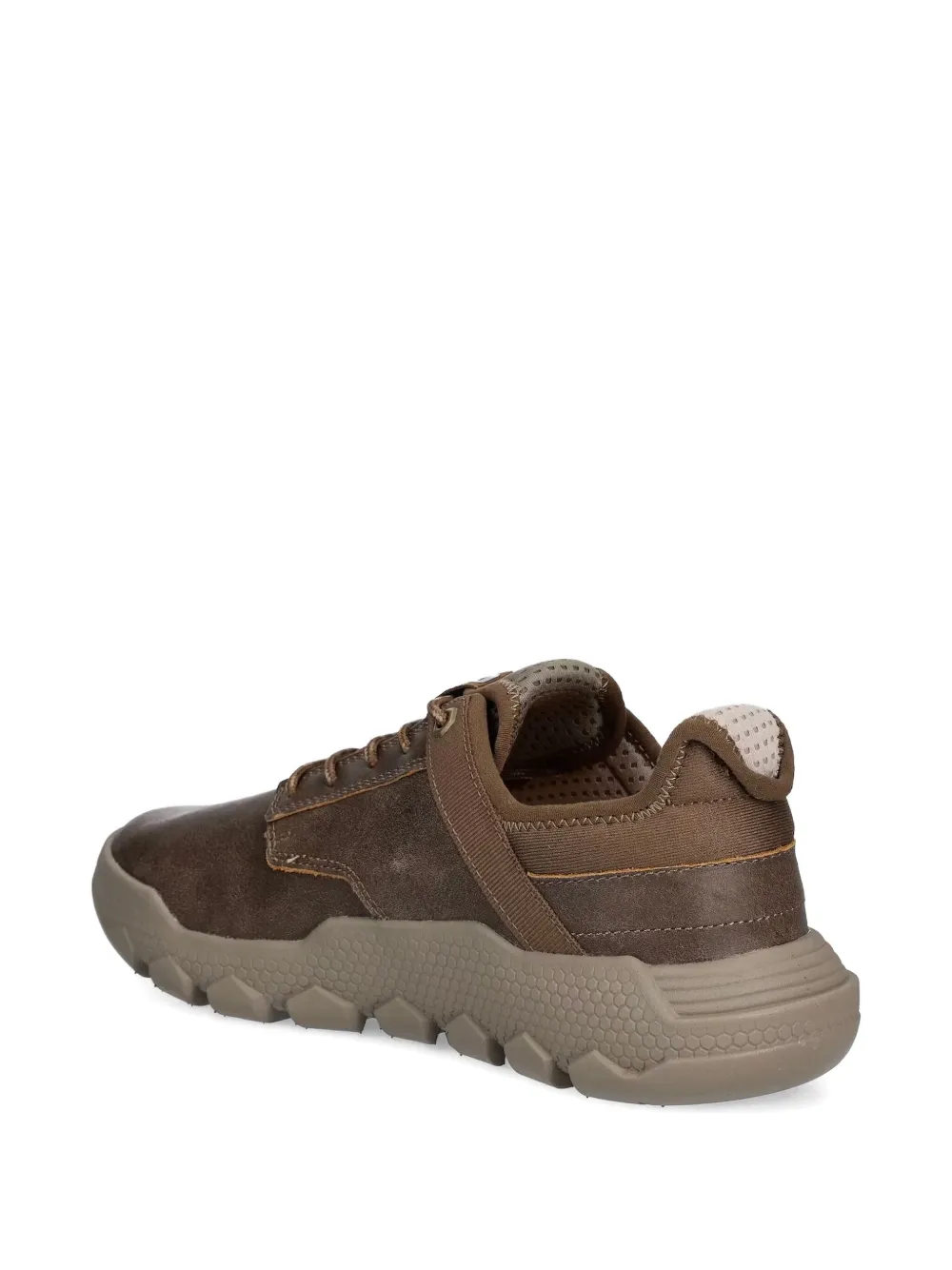 caterpillar Hex Lite leren sneakers Bruin