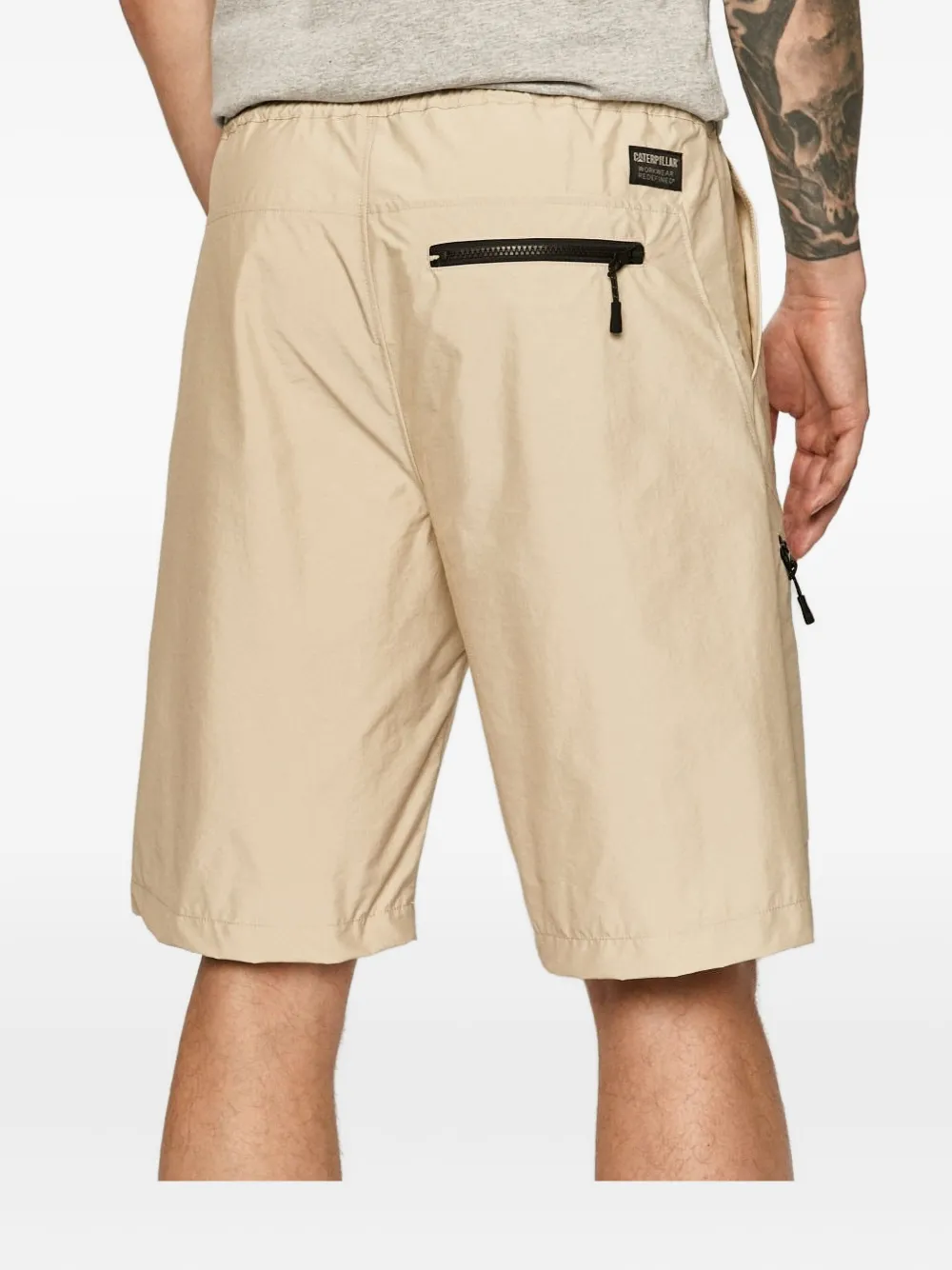 Caterpillar Shorts met ritszak - Beige
