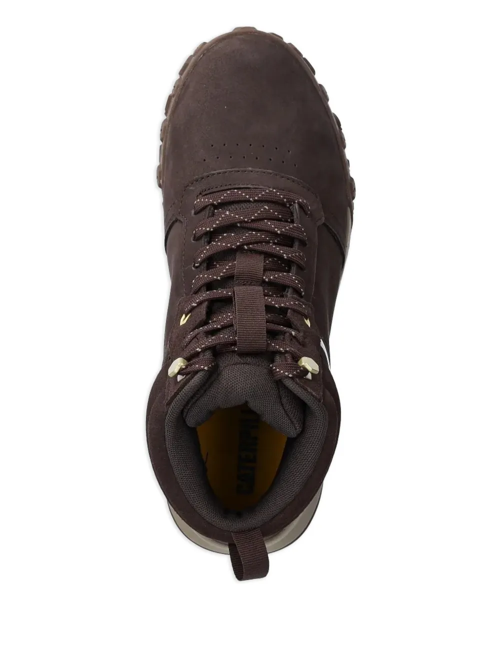 caterpillar Gewatteerde high-top sneakers Bruin
