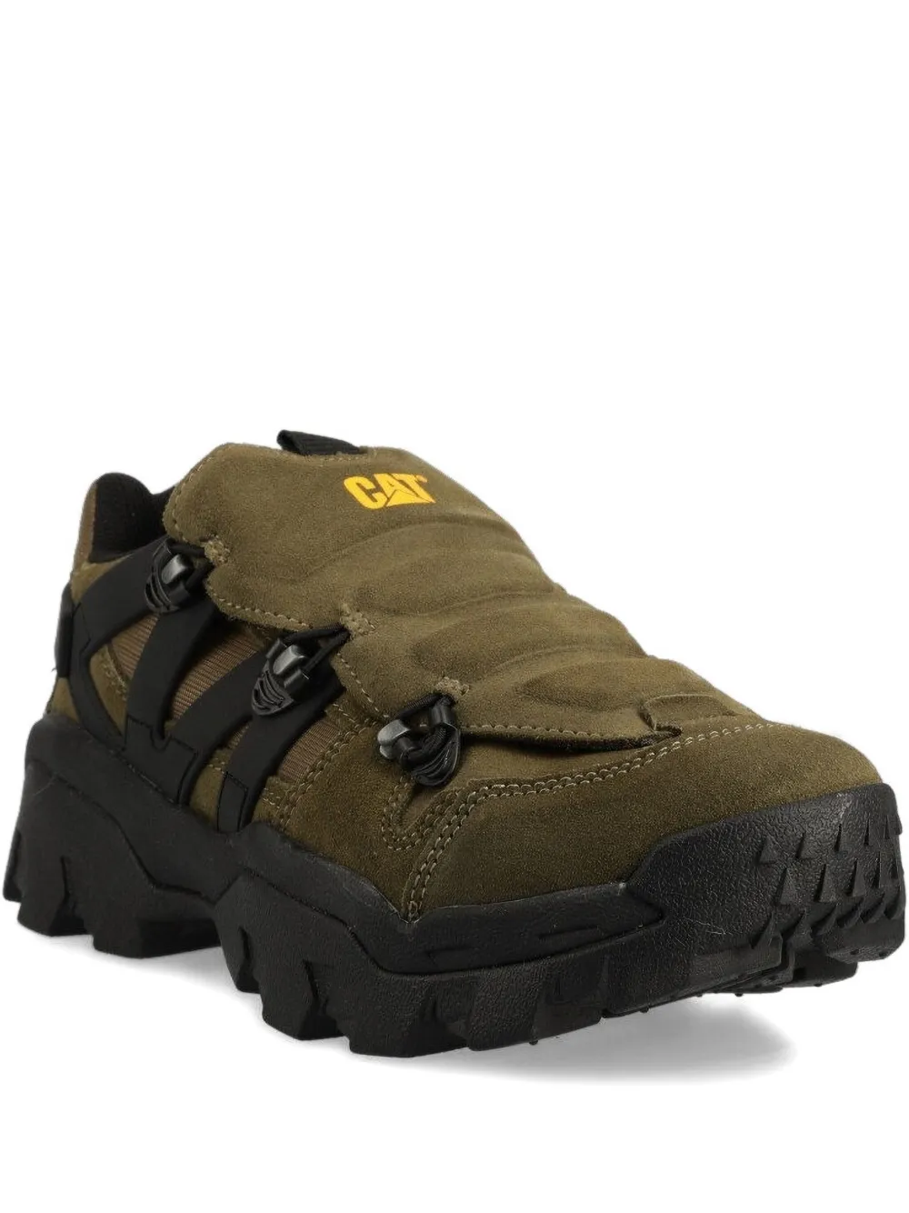 caterpillar hook-and-loop strap sneakers - グリーン caterpillar hook-and-loop strap sneakers - グリーン
