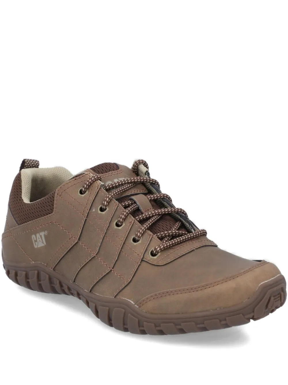 Caterpillar lace-up mesh low-top sneakers Brown