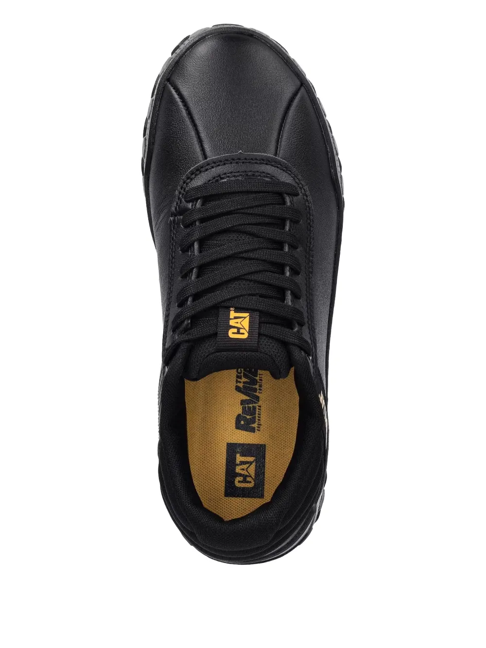 caterpillar Hex sneakers met gewatteerdee kraag en textuur Zwart