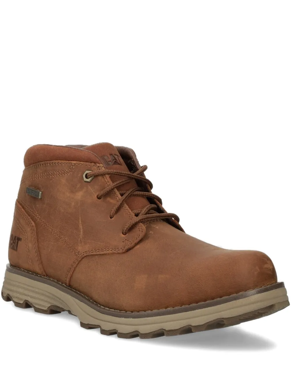 Caterpillar Elude leather lace-up boots Brown