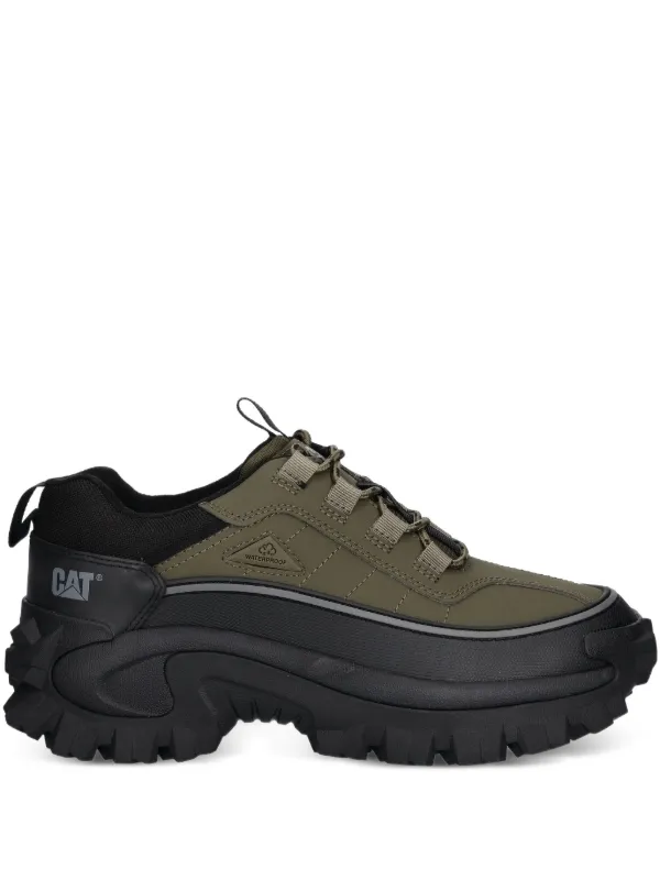 Caterpillar Intruder Galosh lace-up Sneakers Green FARFETCH AU