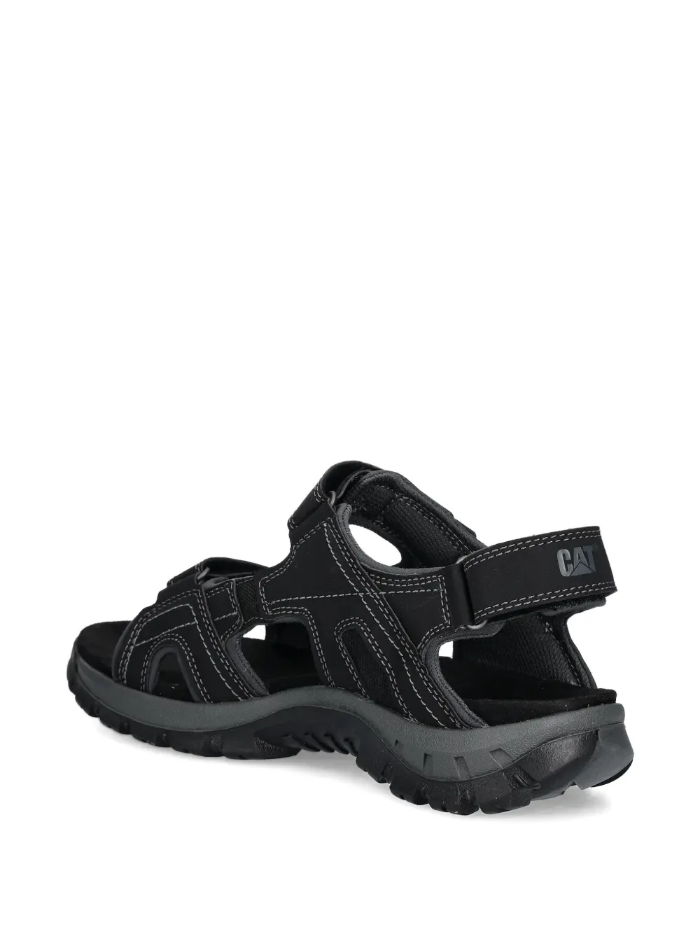 caterpillar Giles sandalen met drie bandjes Zwart
