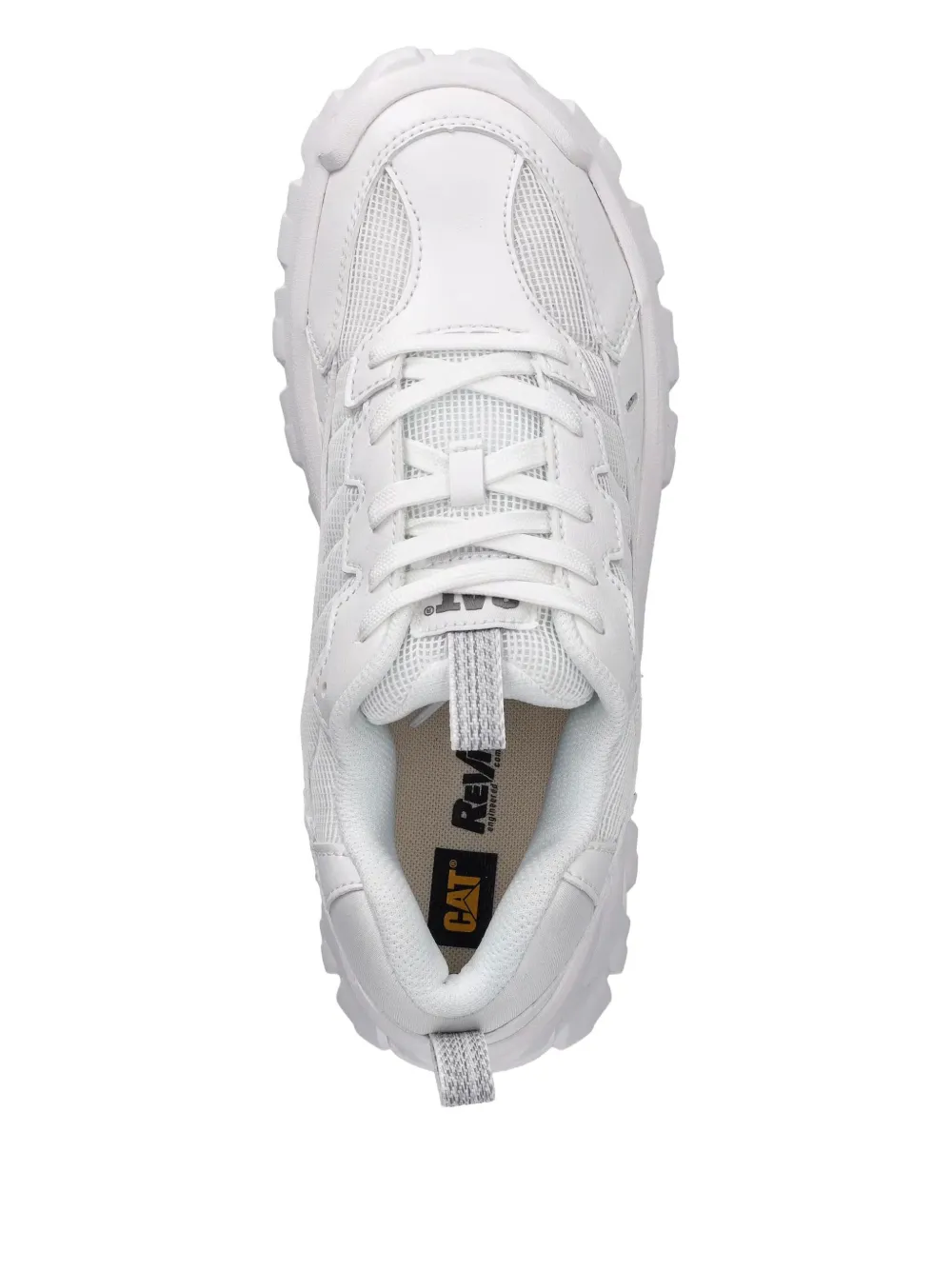 Caterpillar Intruder Lace-up Chunky Sneakers In White