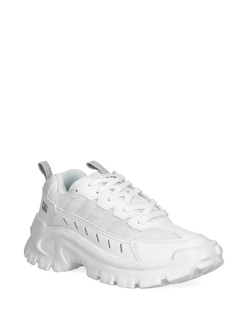 Caterpillar Intruder Lace-up Chunky Sneakers In White