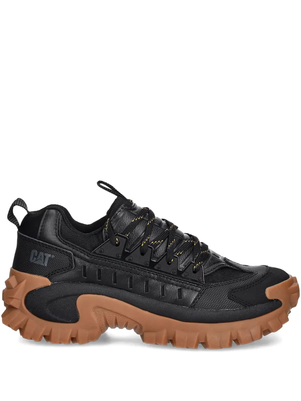 Caterpillar Sneakers met rubberen zool Zwart