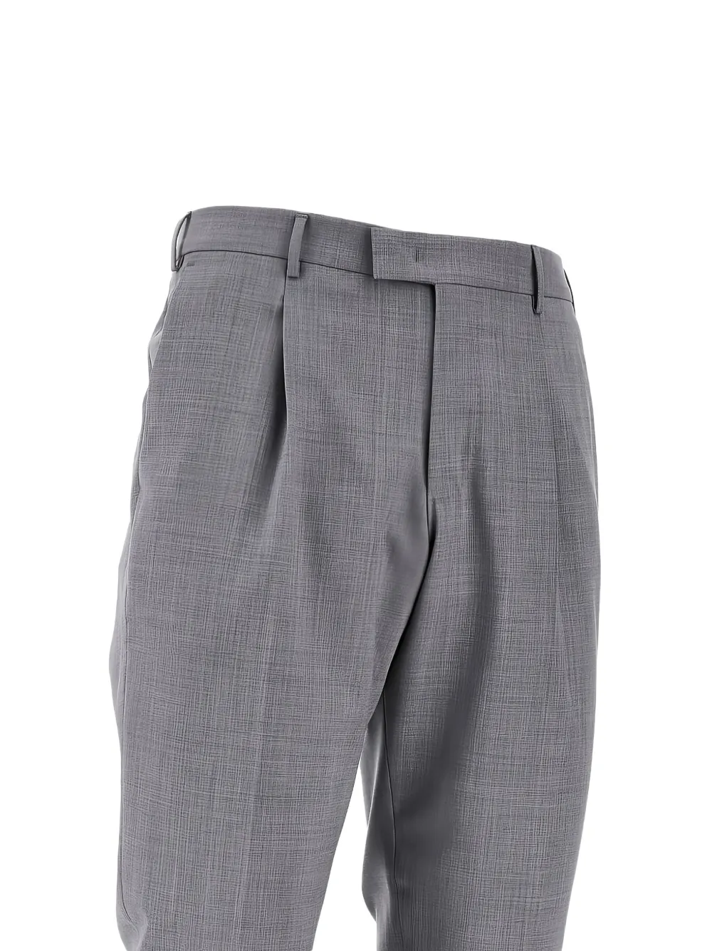 PT Torino pleated tailored trousers Grijs