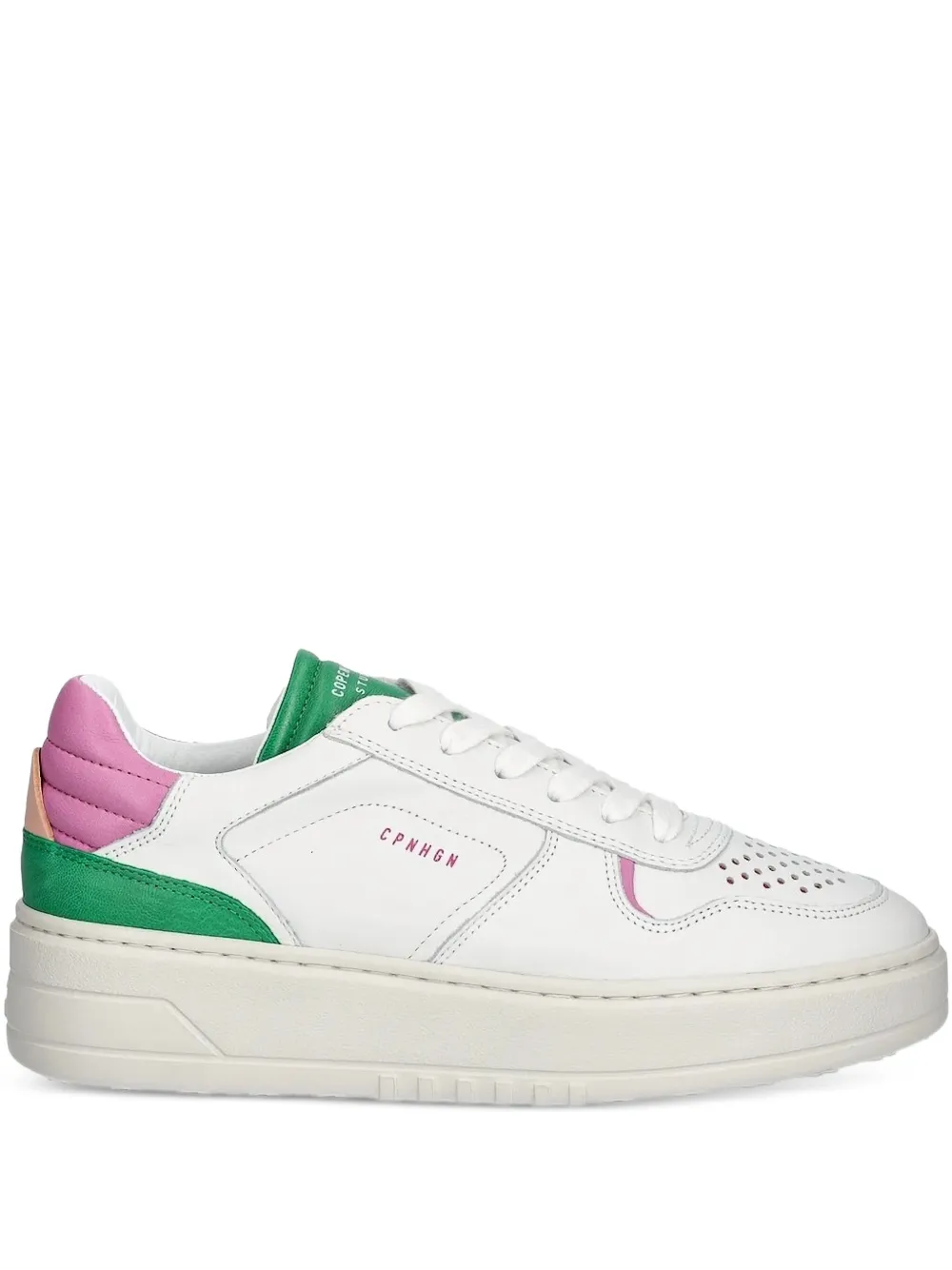 Copenhagen panelled sneakers White