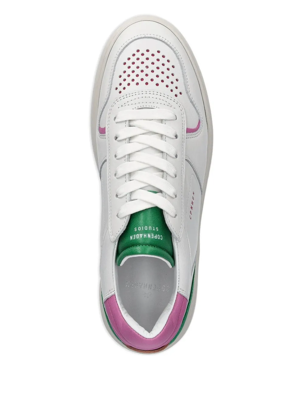 Copenhagen panelled sneakers White