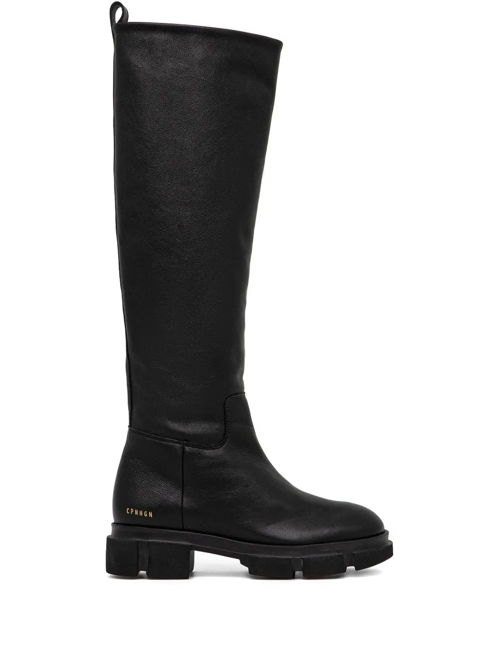 Copenhagen 45mm round-toe leather boots Black
