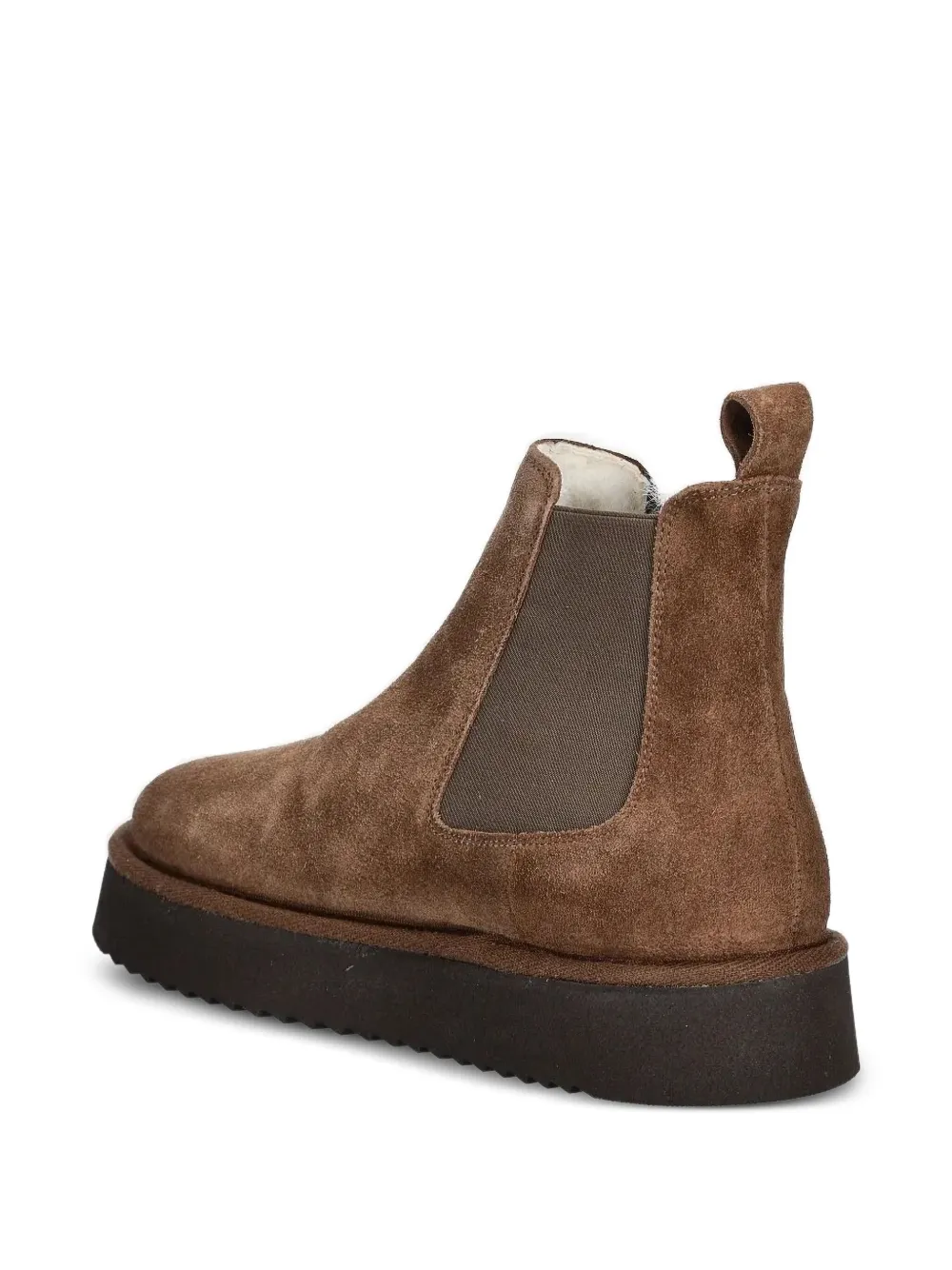 Copenhagen elastic-panel suede chelsea boots Brown