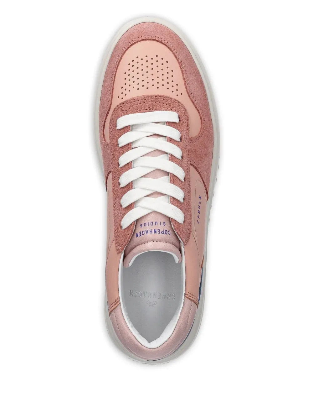 Copenhagen Perforated Low-top Sneakers In Pink