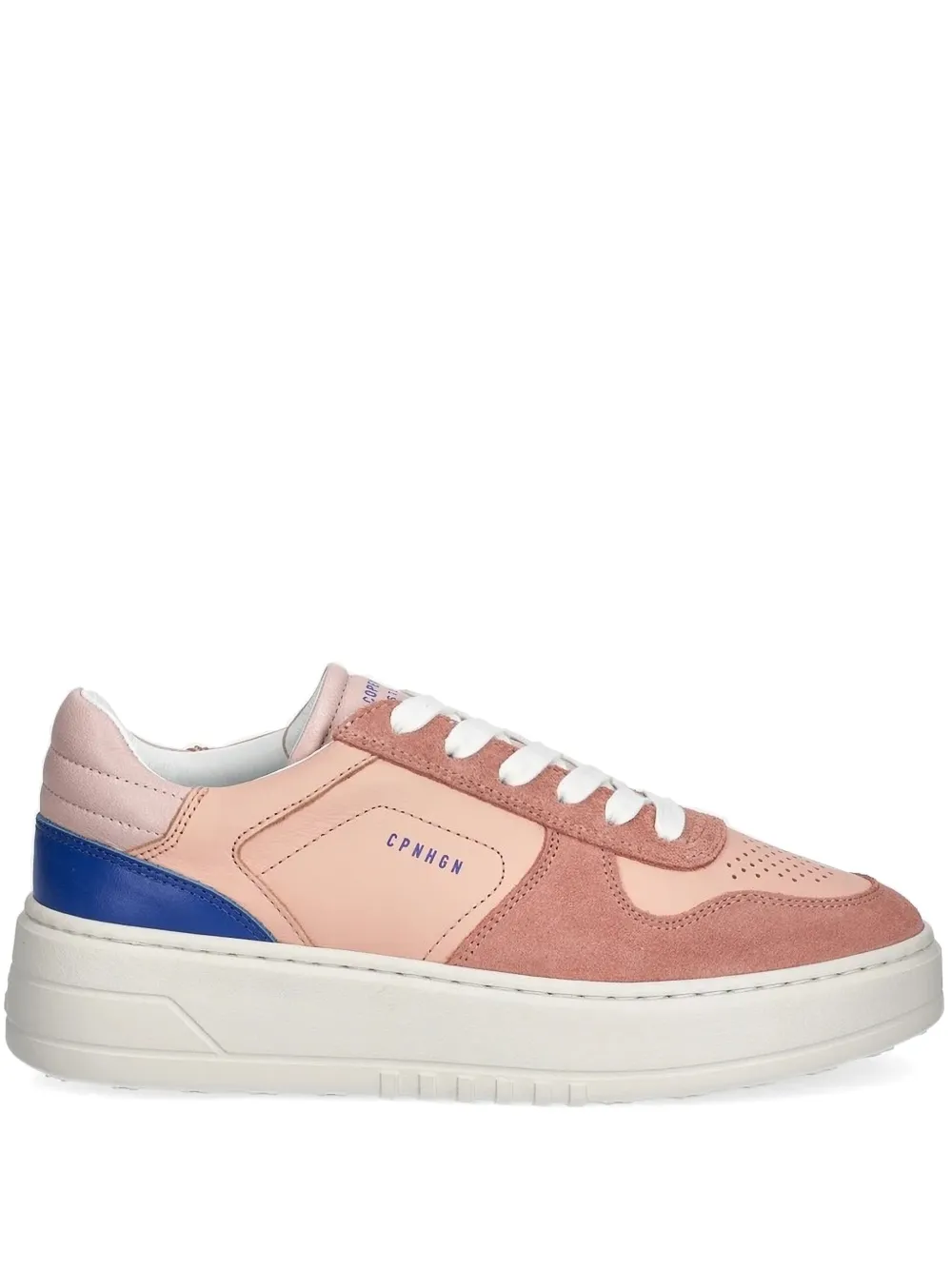 Copenhagen Perforated Low-top Sneakers In Pink