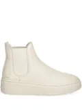 Copenhagen elastic-panelled leather boots - White