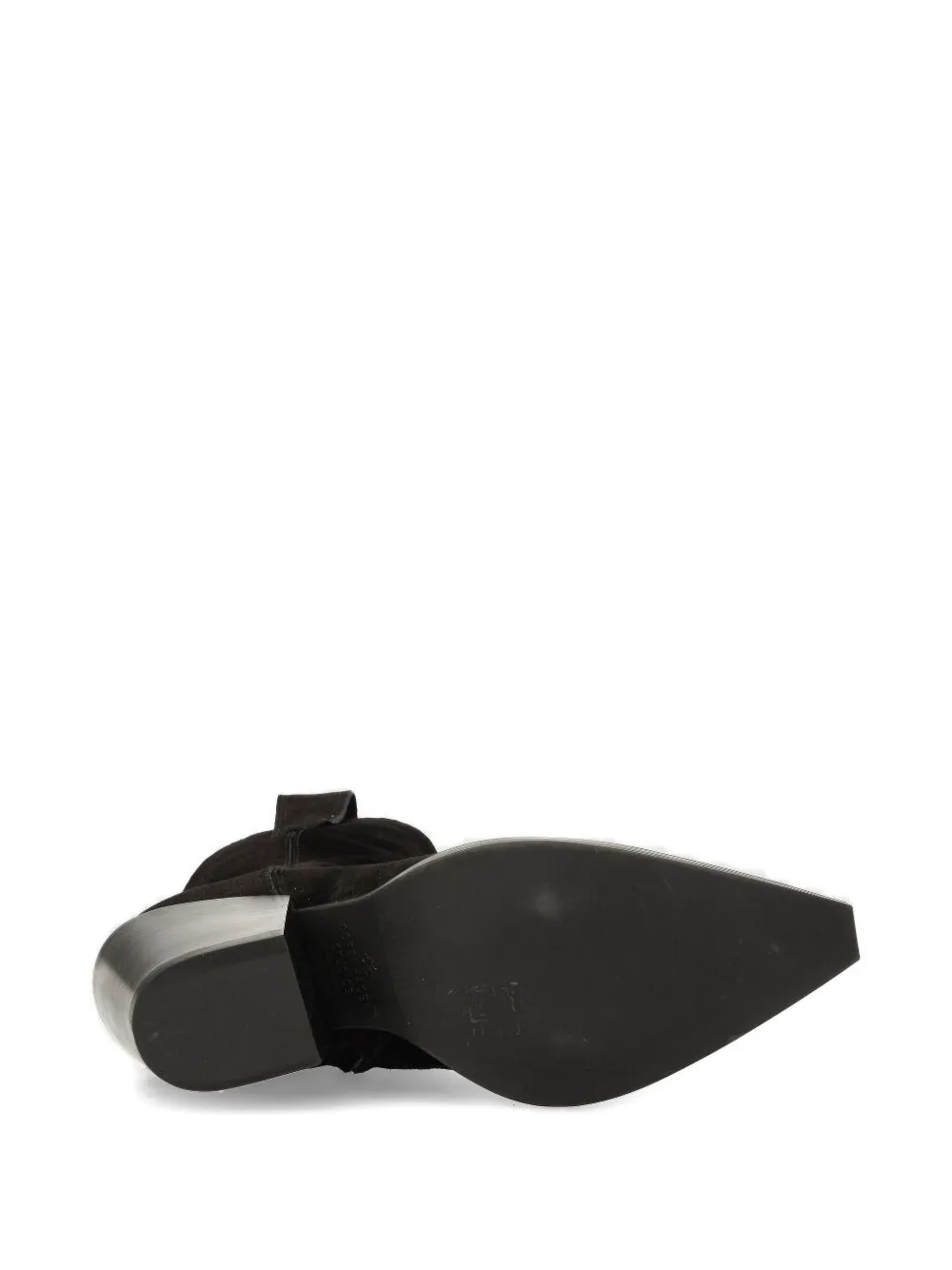 Copenhagen CPH238 suede pointed-toe zip boots Black