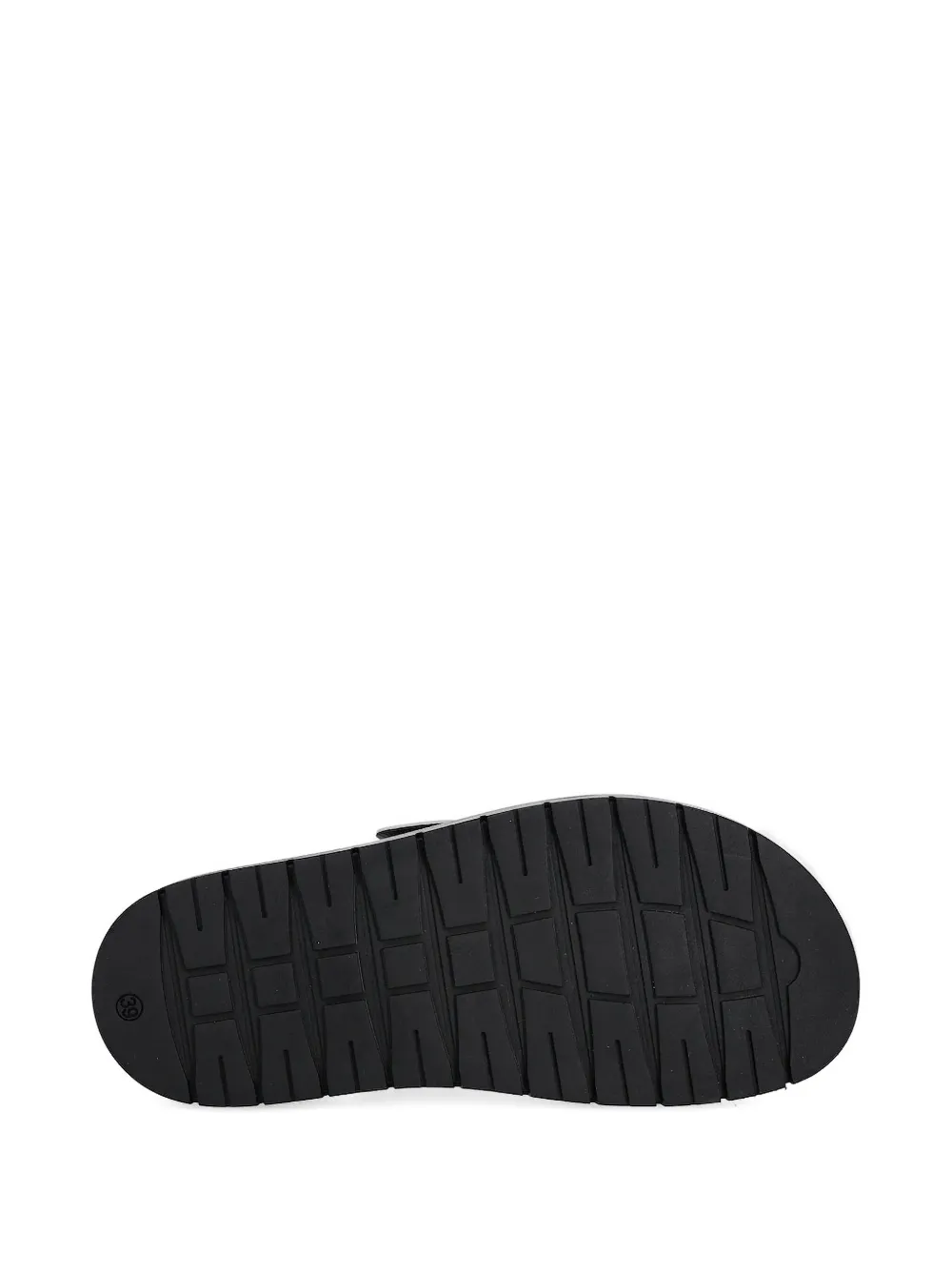 Copenhagen Double Buckle Slides In White