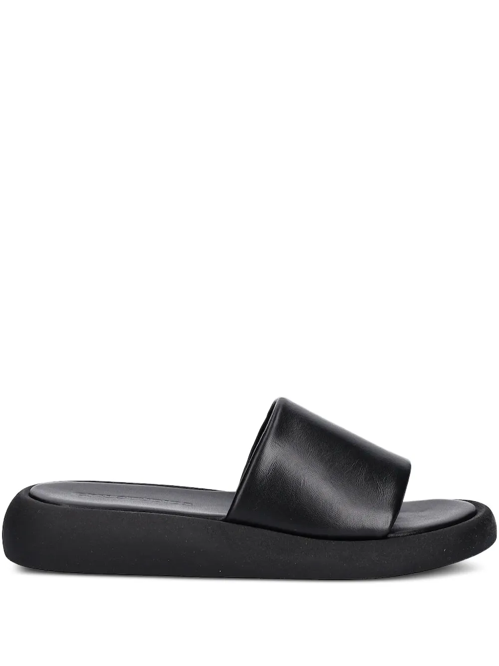 Copenhagen Leren sandalen Zwart