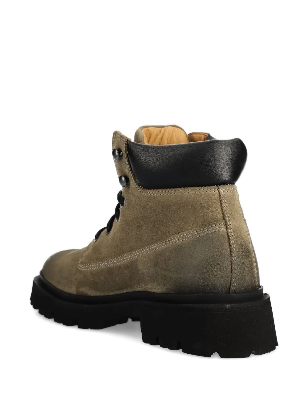 Copenhagen lace-up rubber-sole boots Green