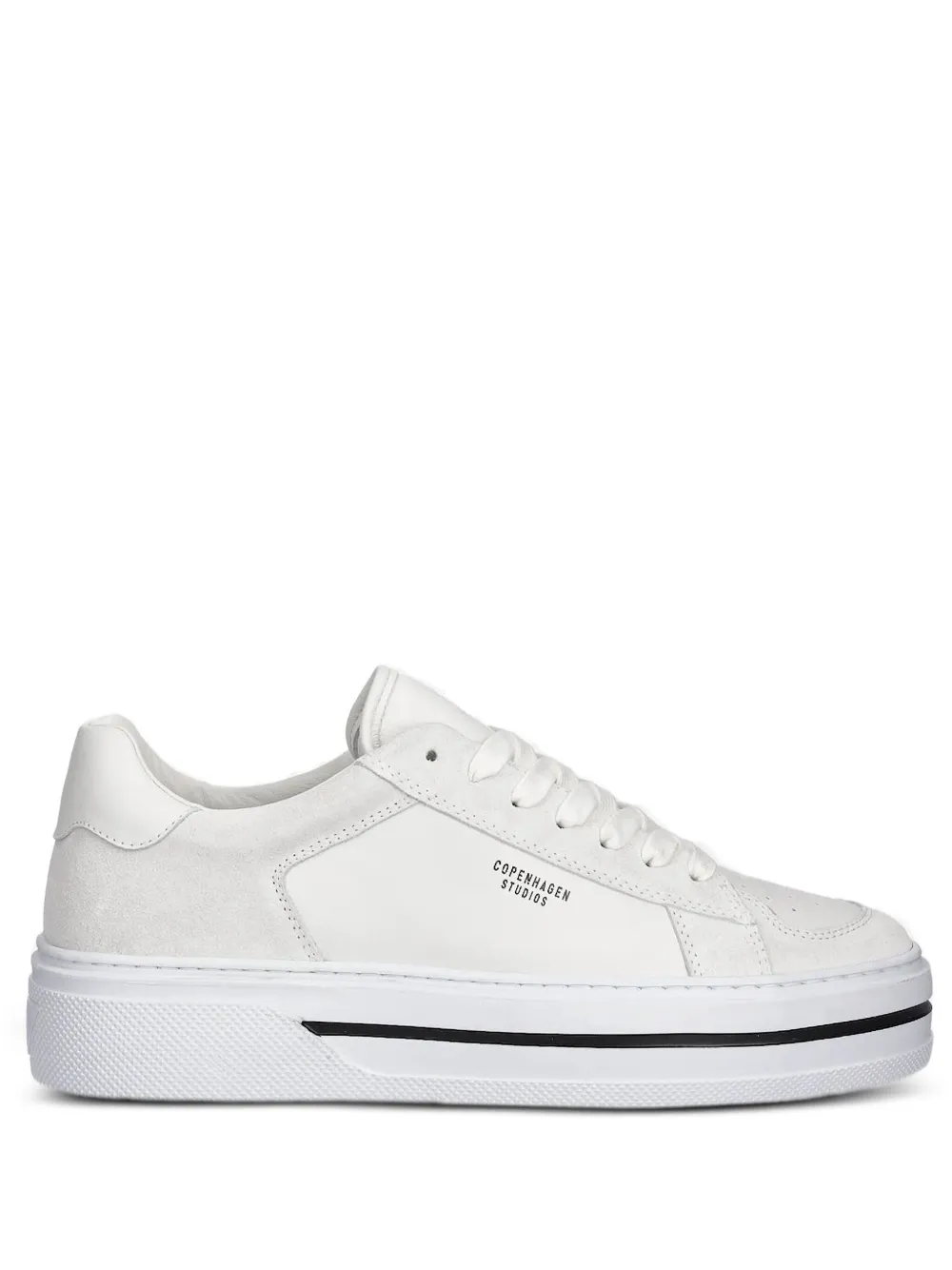 Copenhagen CPH181 leren suède sneakers Wit