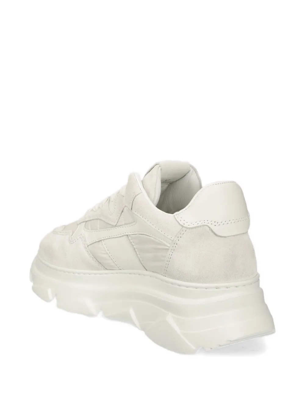 Copenhagen suede-leather panelled sneakers - Wit