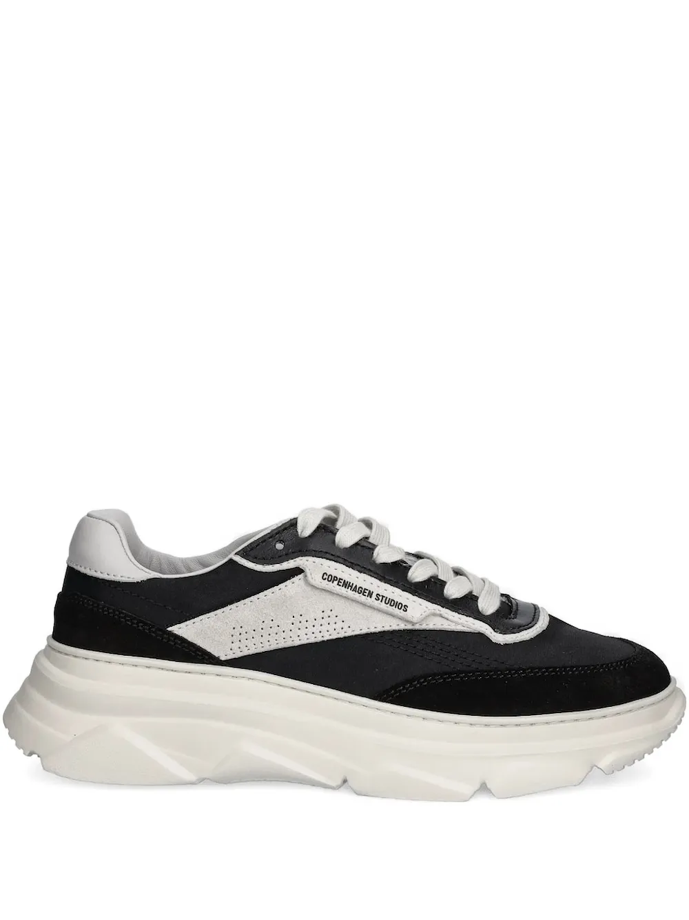 Copenhagen CPH56 perforated panelled sneakers Black