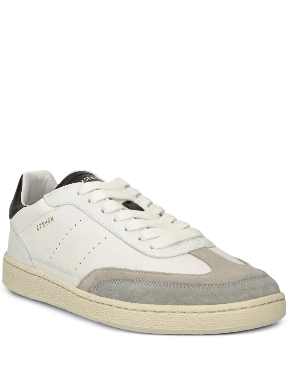 Copenhagen Leren sneakers met vlakken Beige