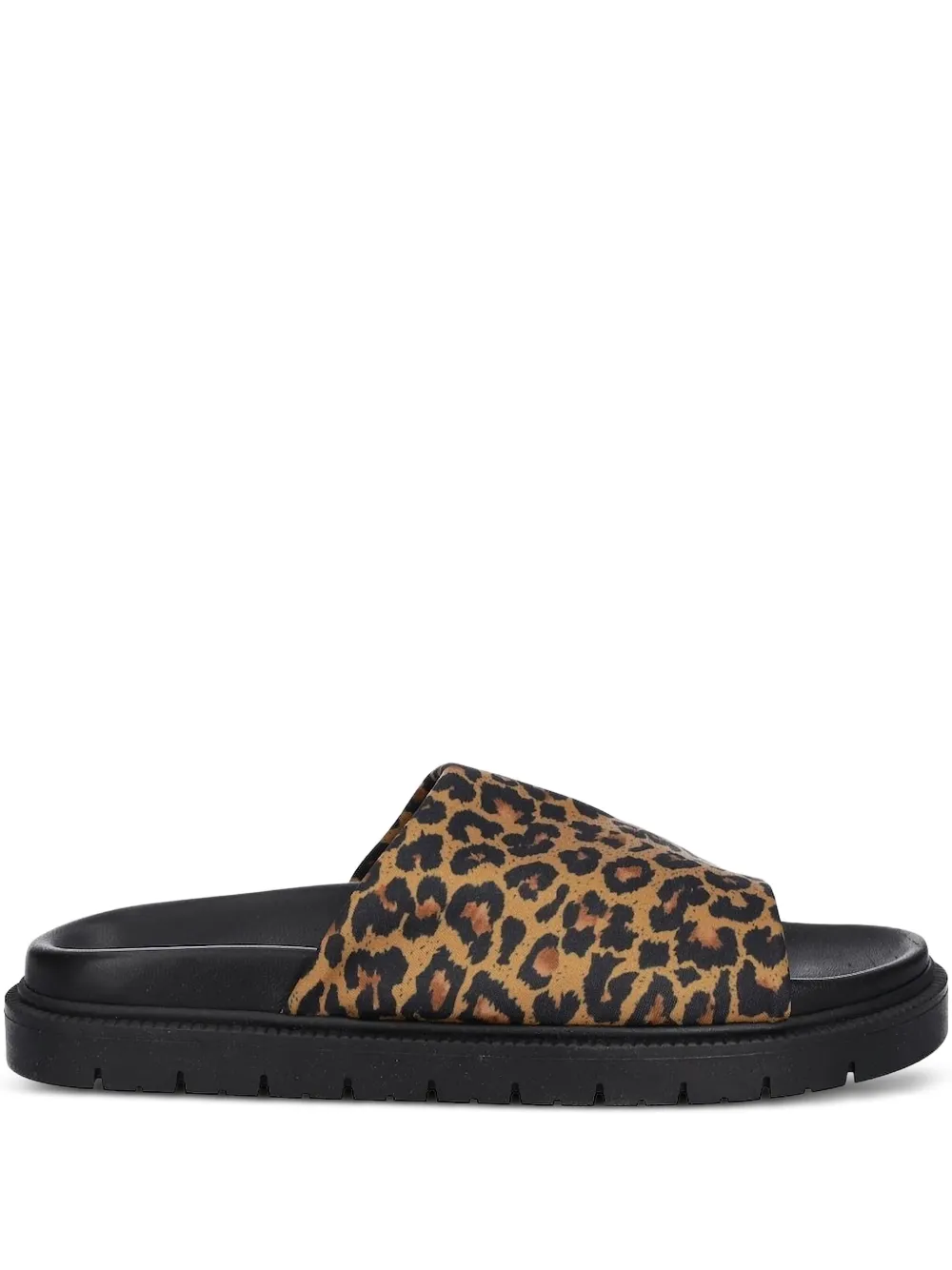 Copenhagen Leopard-print Sandals In Black