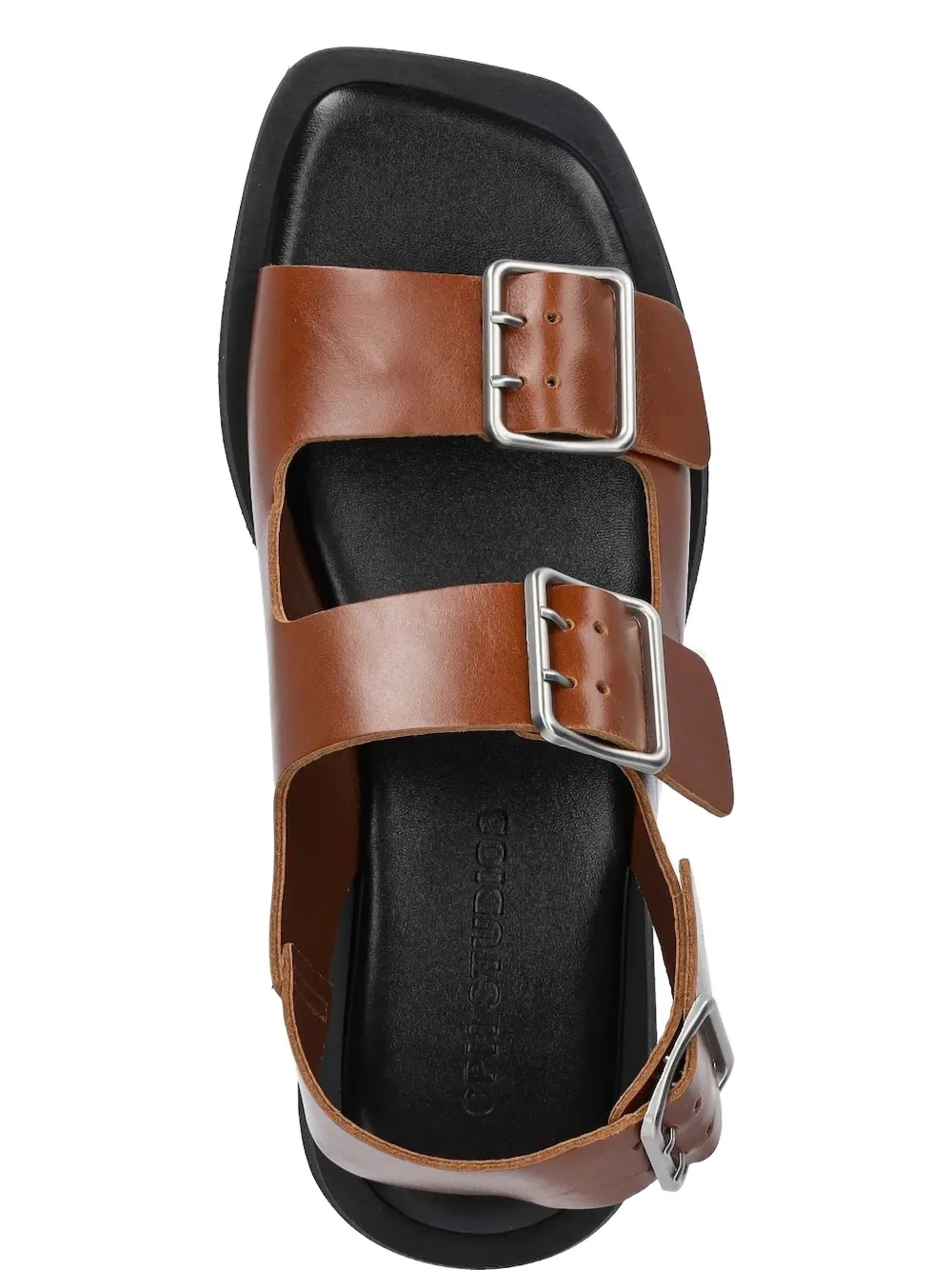 Copenhagen Sandalen met gespdetail Bruin
