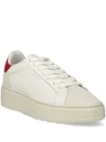 Copenhagen leather-panelled platform sneakers - White