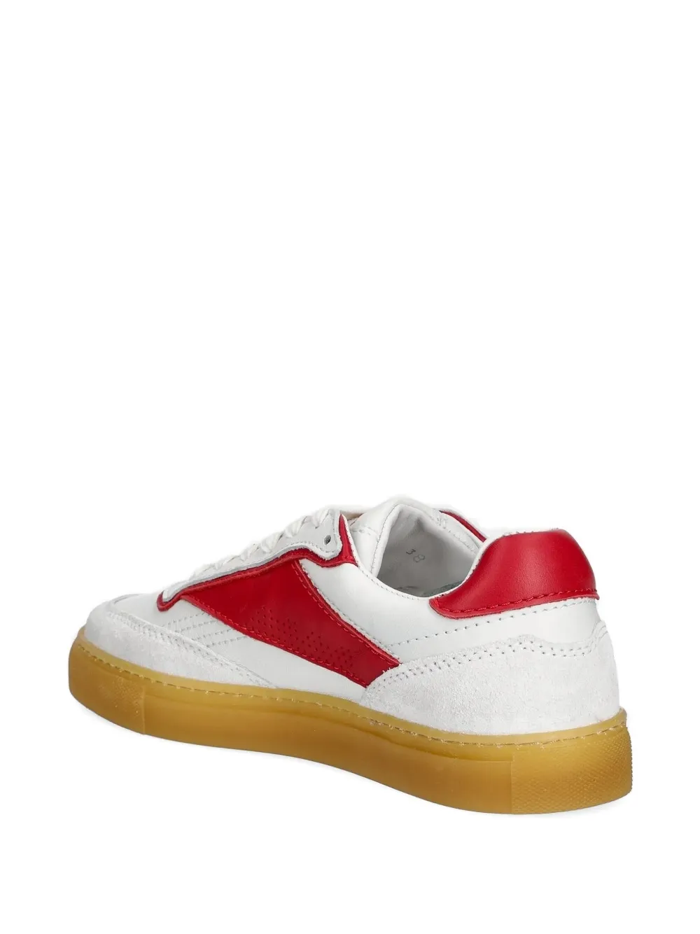 Copenhagen leather panelled sneakers - Bianco