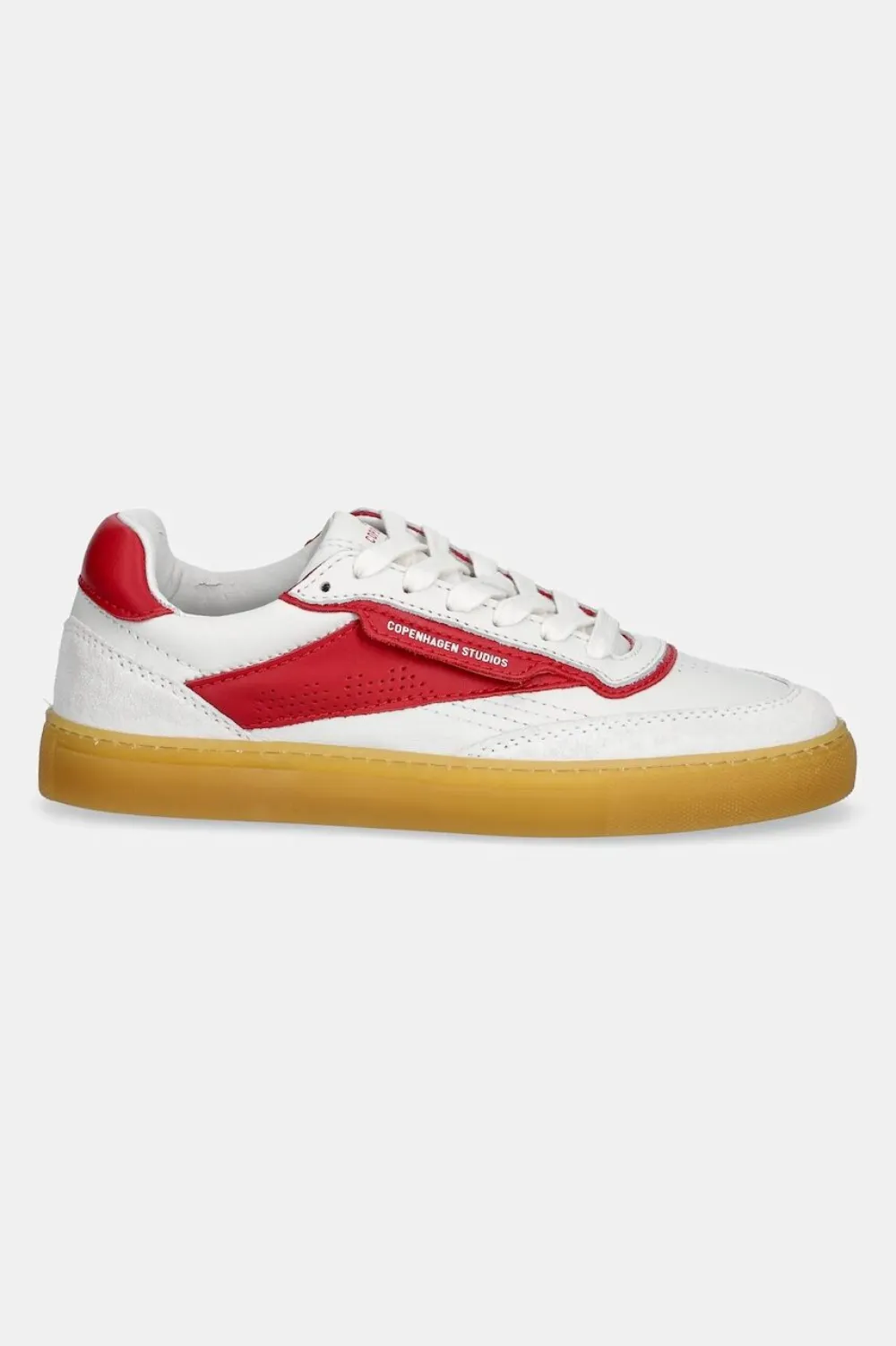 Copenhagen Sneakers met leren vlakken Wit