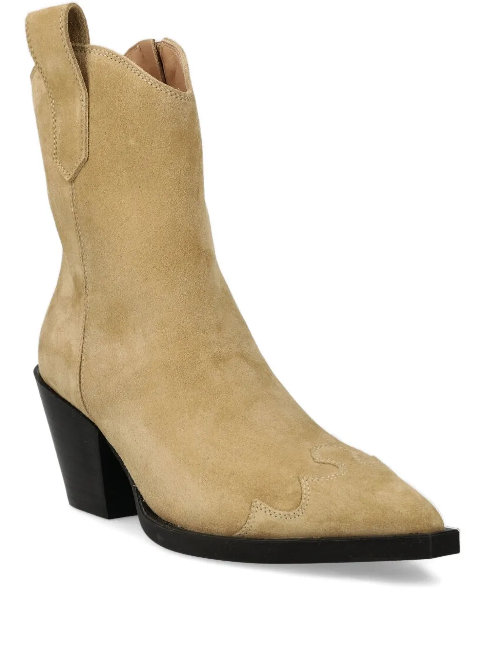 Copenhagen Pointed-toe Boots In Brown
