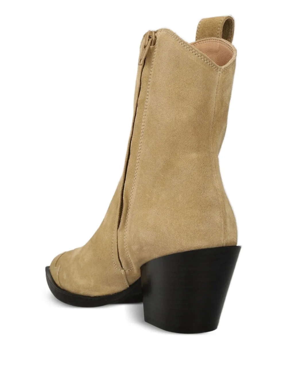 Copenhagen Pointed-toe Boots In Brown
