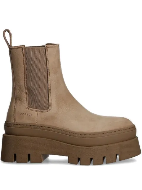 Copenhagen elastic-panel platform boots