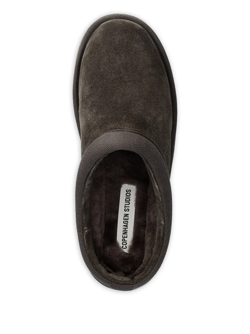 Copenhagen suede flat mules Grey