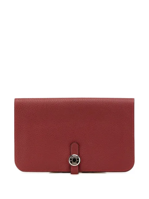 Hermès Pre-Owned 2000 Togo Dogon Duo Wallet GM long wallets