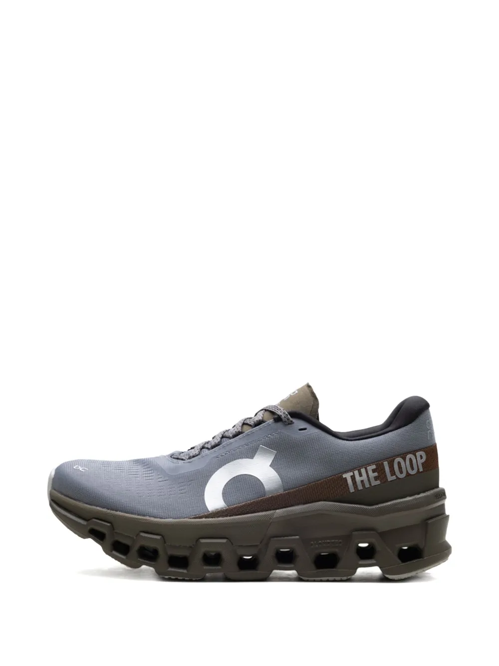 On x Pleasures x The Loop Cloudm ster 2 "Mist Olive" sneakers Grijs