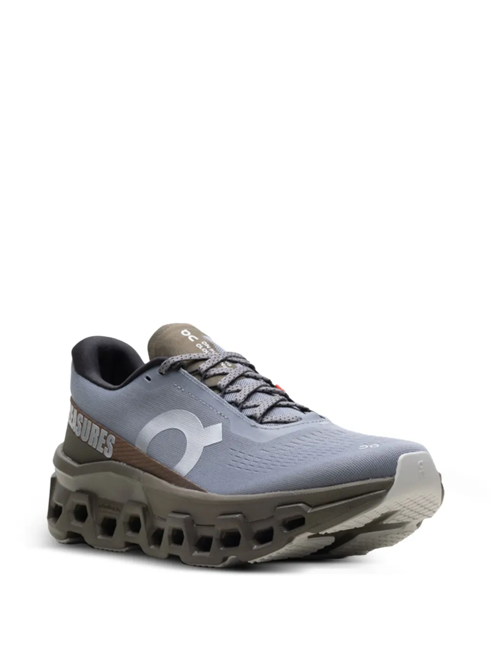 On x Pleasures x The Loop Cloudm ster 2 "Mist Olive" sneakers Grijs