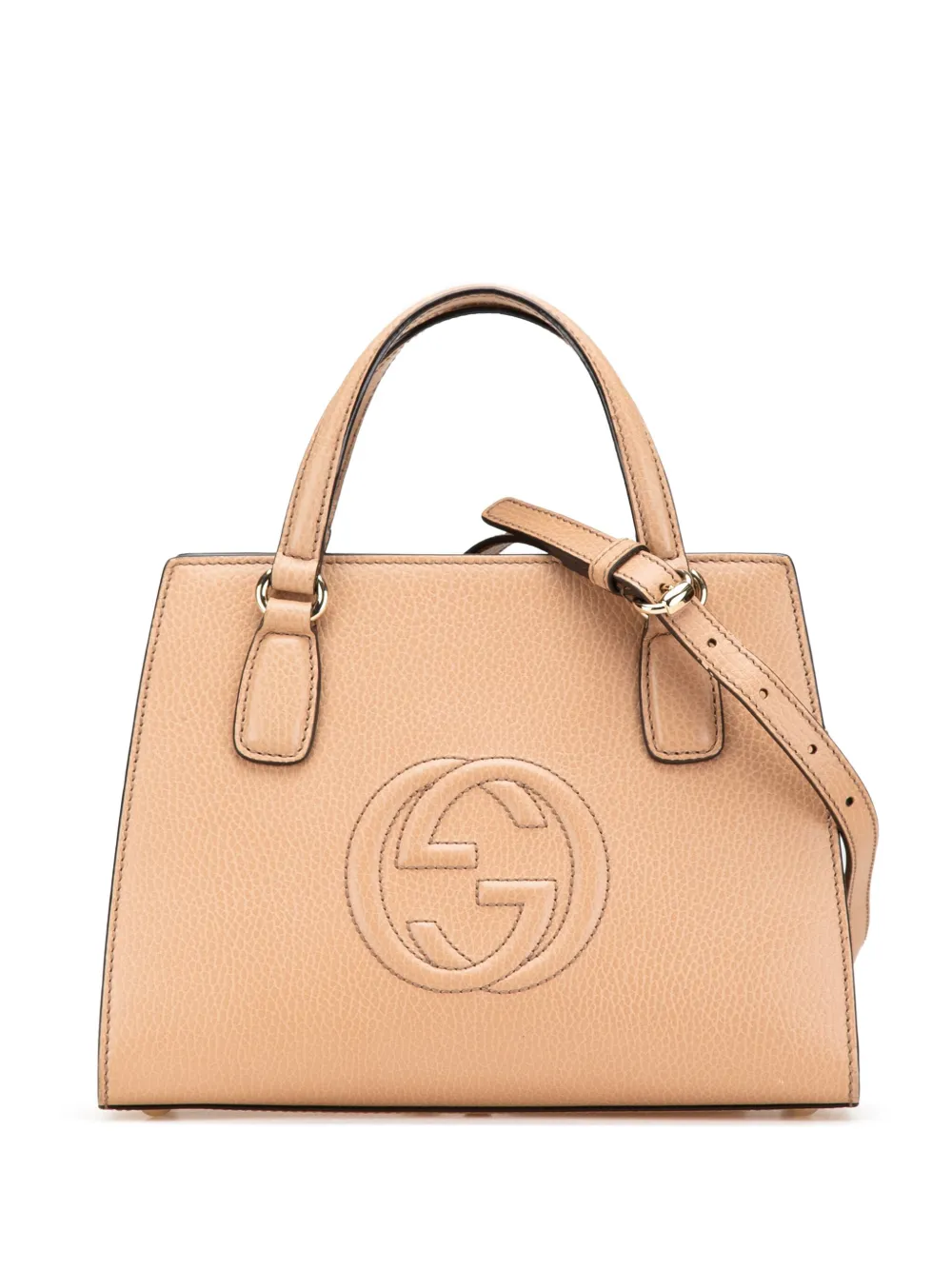 Gucci Pre-Owned 2016-2025 ミディアム レザー ソーホー トップハンドル コンバーティブル トート サッチェルバッグ Gucci Pre-Owned 2016-2025 ミディアム レザー ソーホー トップハンドル コンバーティブル トート サッチェルバッグ