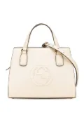 Gucci Pre-Owned 2016-2025 Medium Dollar Calf Soho satchel - White