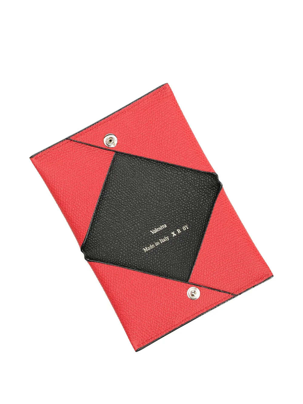 Valextra Leren pasjeshouder Rood