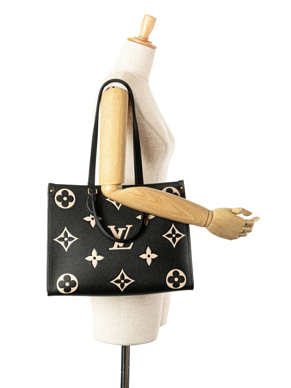 Louis Vuitton Pre-Owned 2021 Bicolor Monogram Empreinte Giant Onthego MM satchel | Pre-Owned | Image 2