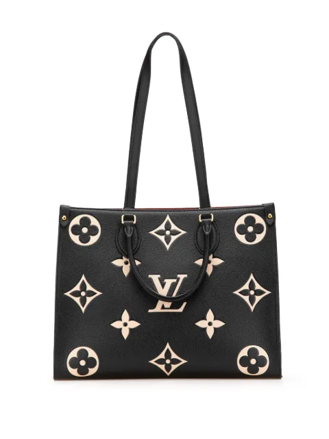 Louis Vuitton Pre-Owned 2021 Bicolor Monogram Empreinte Giant Onthego MM satchel